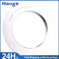 Haoge Manual Lens Mount Adapter for 42mm M42 mount Lens to Sigma SA Mount Camera