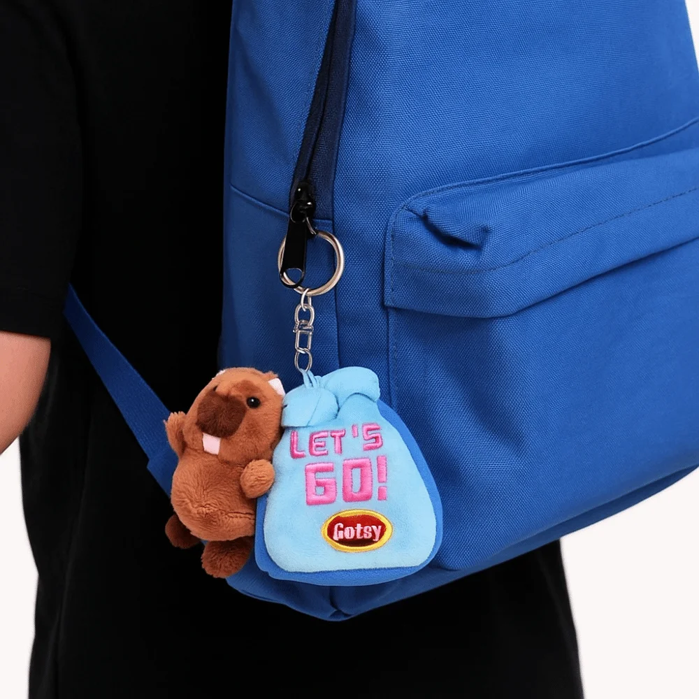 الإبداعية الكرتون Marmot المفاتيح المحمولة مضحك خيمة قلادة أفخم ظهره المفاتيح طالب