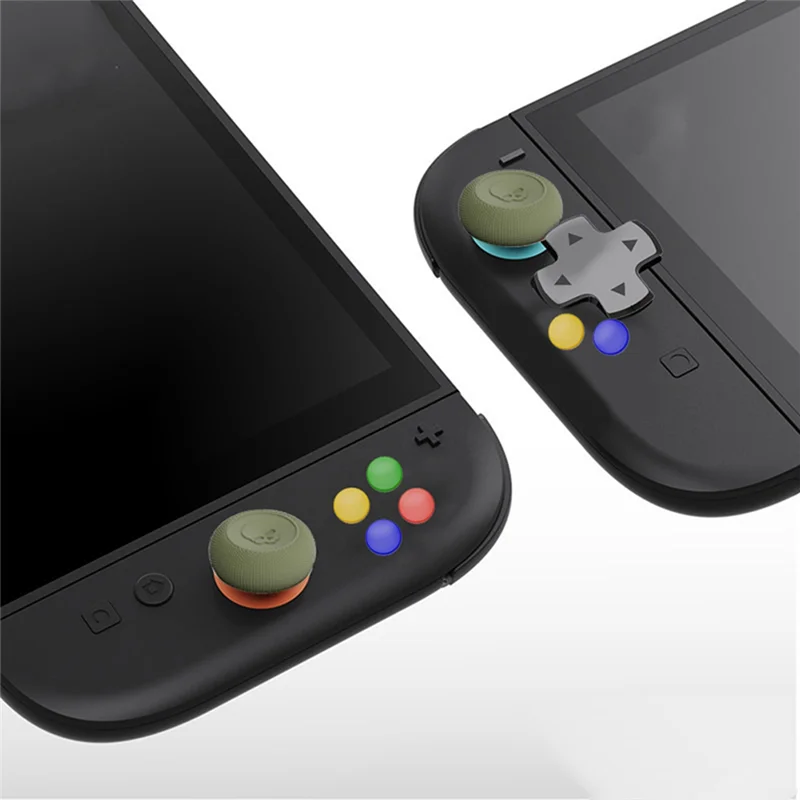 -A89Z Für Switch 2 Joystick-Kappe + D-Pad-Tastenkappen-Set für Switch 2 Split Schutzhülle D-PAD Farbknopfkappe Zubehör