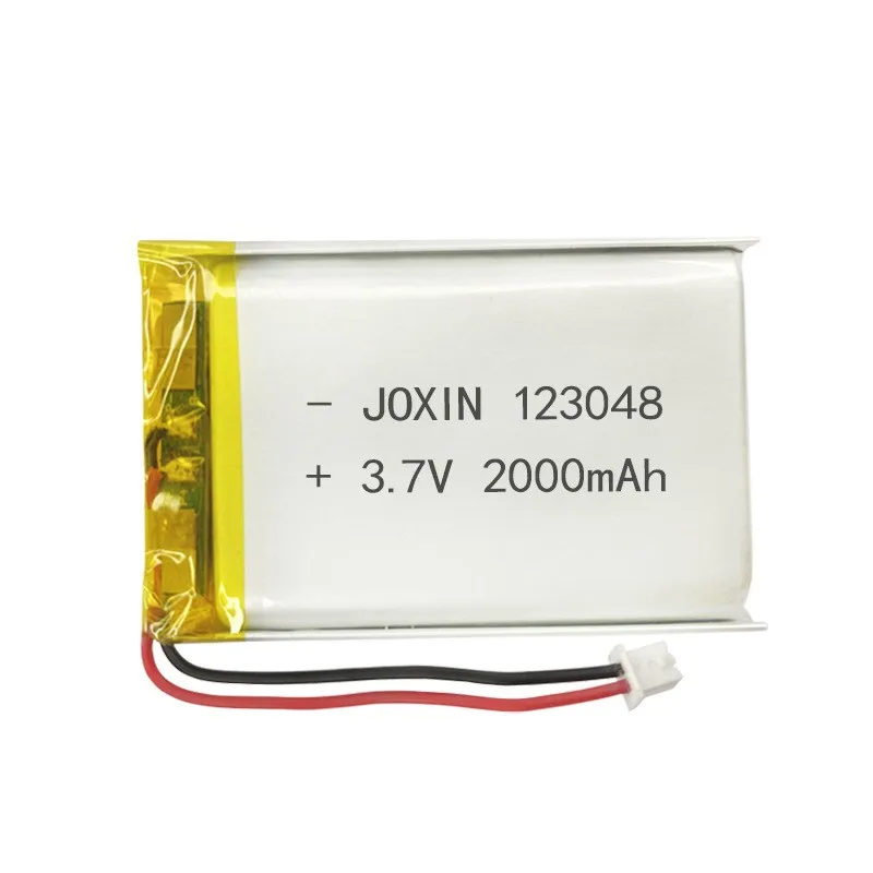 123048 lithium battery 3.7v 2000mAh millisafety new A product full capacity lithium-ion rechargeable battery cell