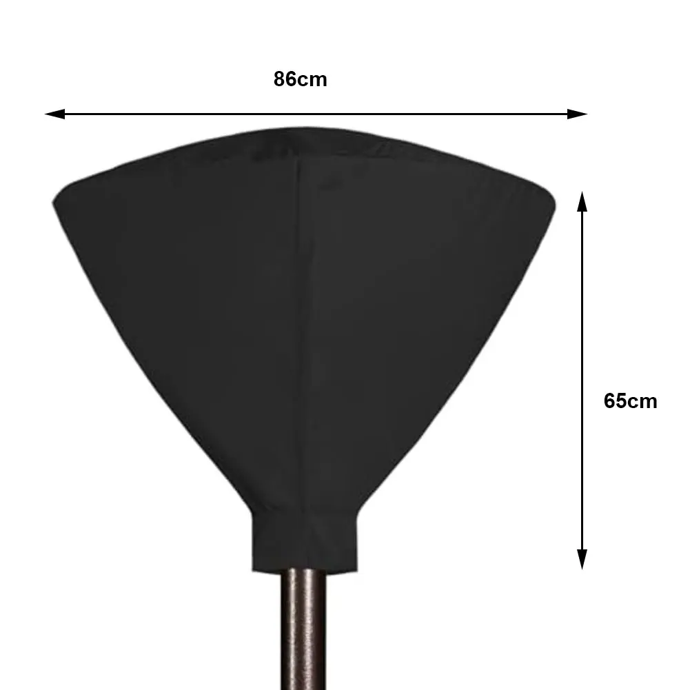 Custom Fit Patio Heater Accessory UV Resistant Cover Patio Heater Cover Custom Fit Design Easy Access Closure Outdoor Protection