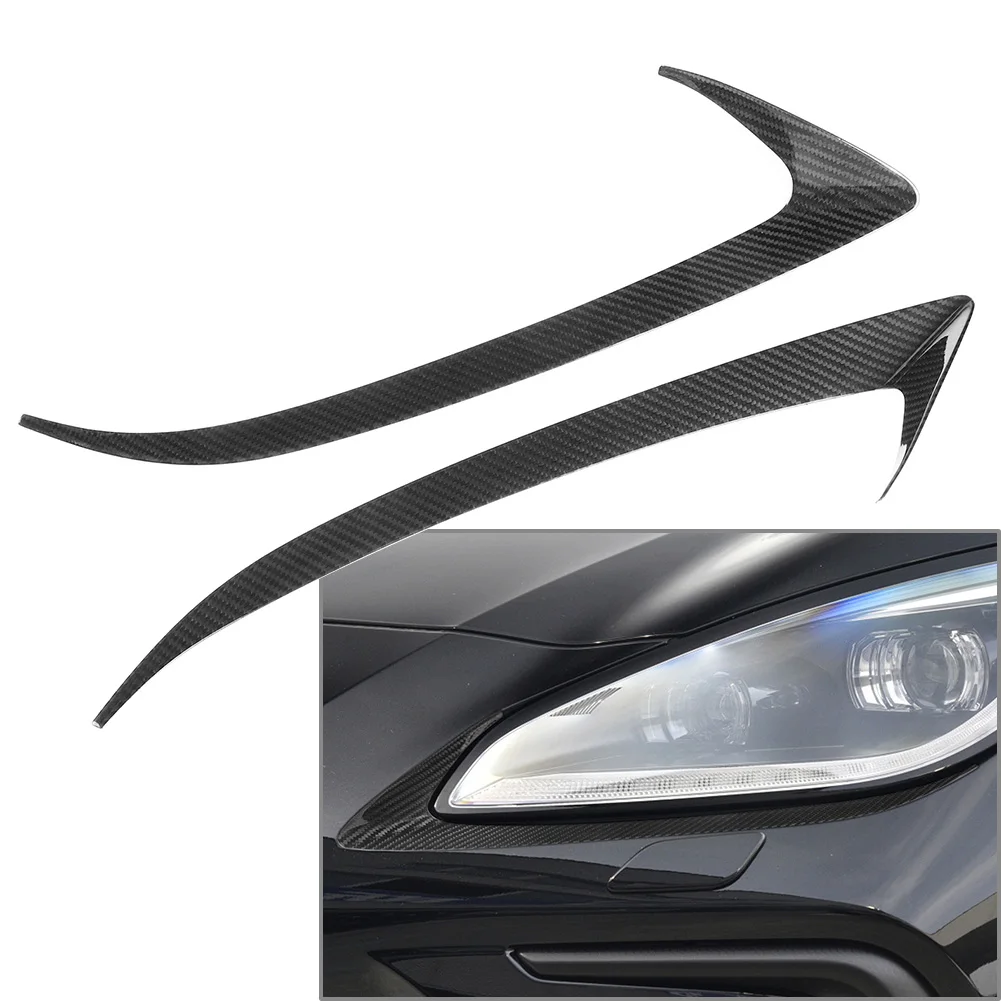 

Dry Carbon Fiber Car Headlight Headlamp Eyebrows Eyelids Frame Trim Cover For Toyota GR86 For Subaru BRZ 2020 2021 2022 2023