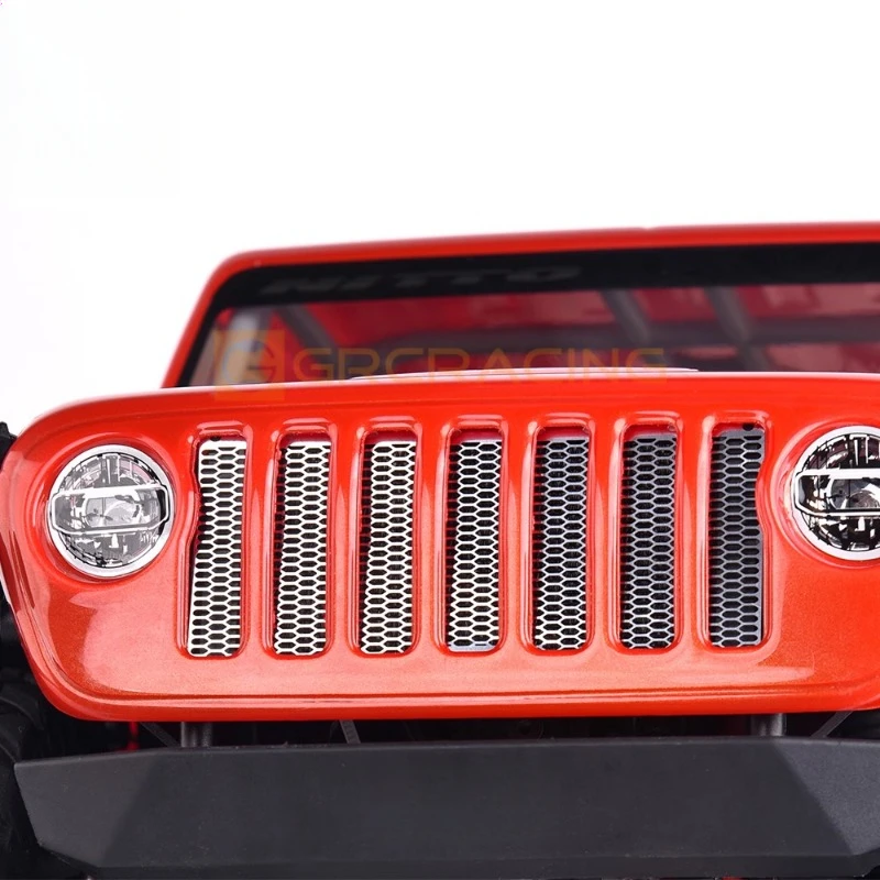 Rvs Watertank Decoratie Stuk Insect Preventie Netto voor 1/10 RC Crawler Auto Traxxas SCX10 Wrangler Upgrade Onderdelen