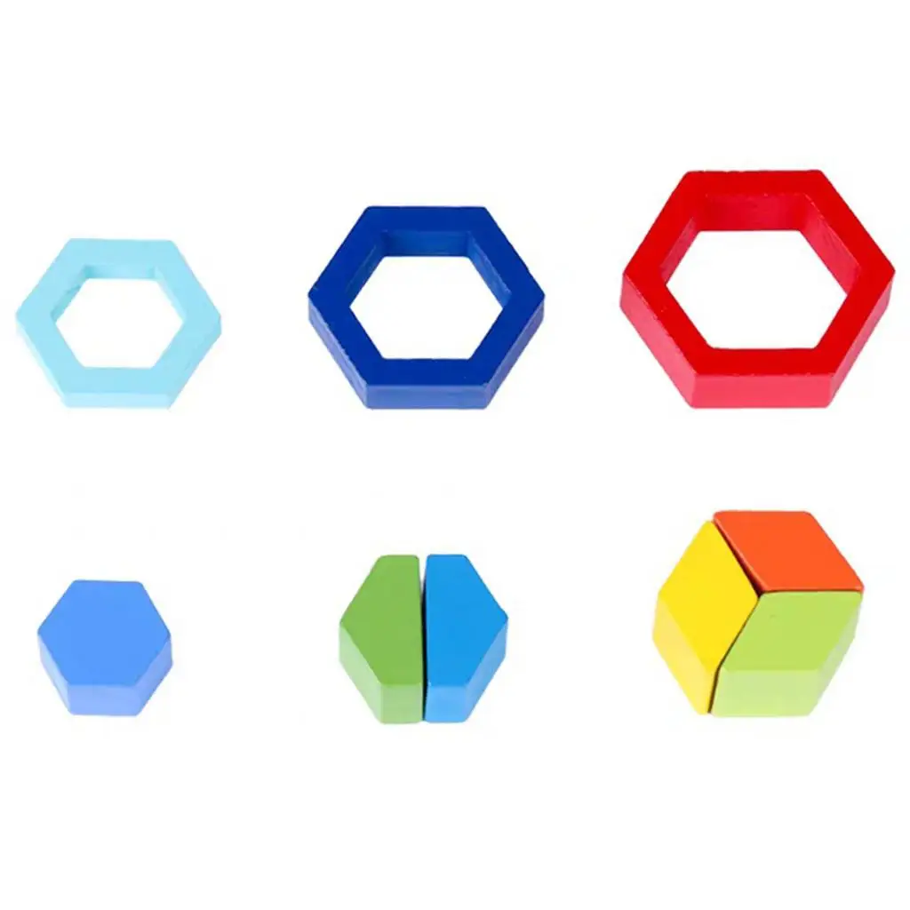 Geometry Shape puzzle playing Color Recognition Preschool Development Montessori toy Gifts Present for Kids