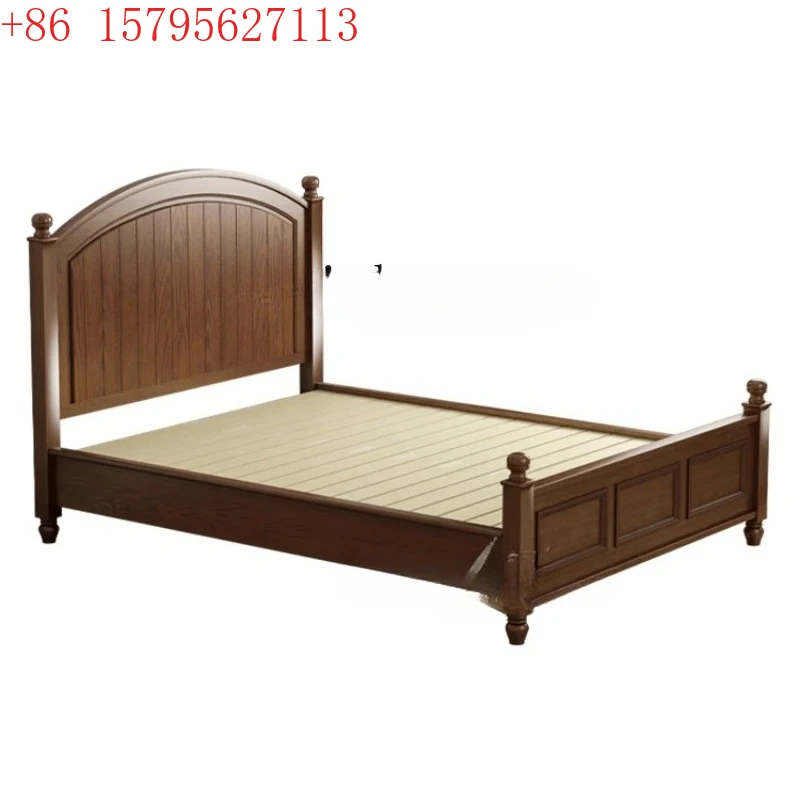 

TQH children's bed children single bed 1.2/1 meters small apartment type second bedroom bed simple ash wood furniture