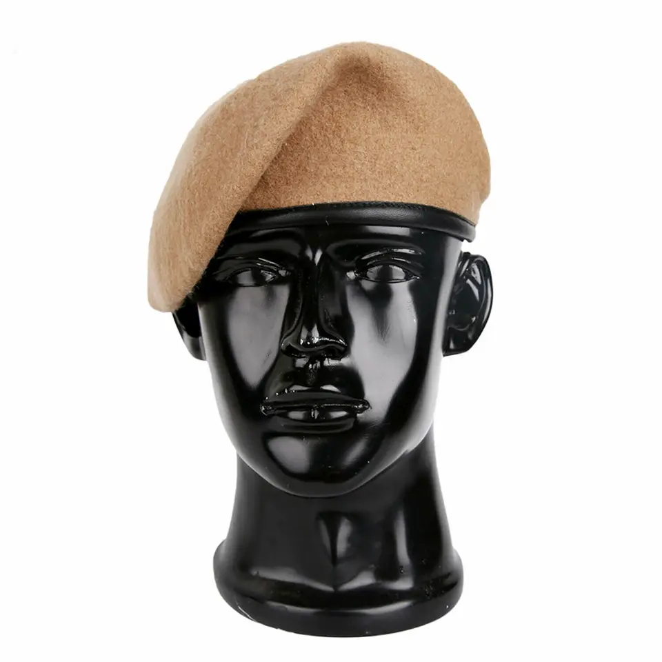 8425 Us Army Style Berets, Wool British Military Berets For Men, Fashionable LADYBRO British Military Berets for Women - Men Winter Warm  main image 4