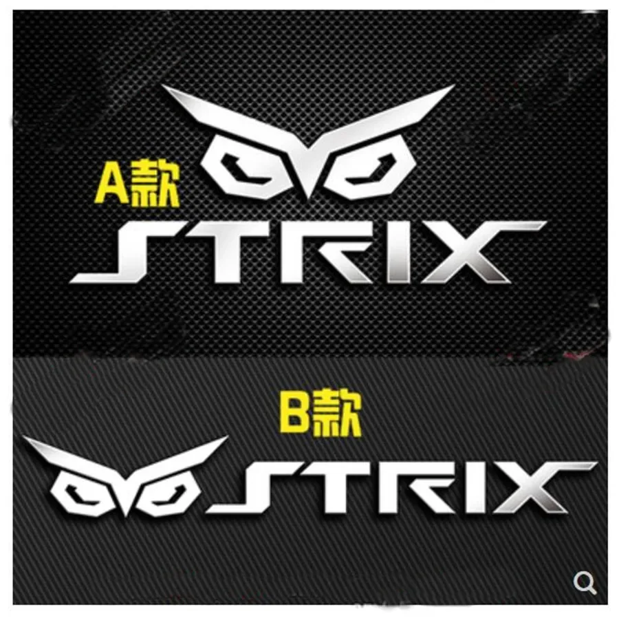 

Металлическая наклейка ASUS ROG STRIX для ноутбука, ПК, планшета, компьютера, клавиатуры, мобильного телефона, цифровое персонализированное украшение «сделай сам» (серебристый)