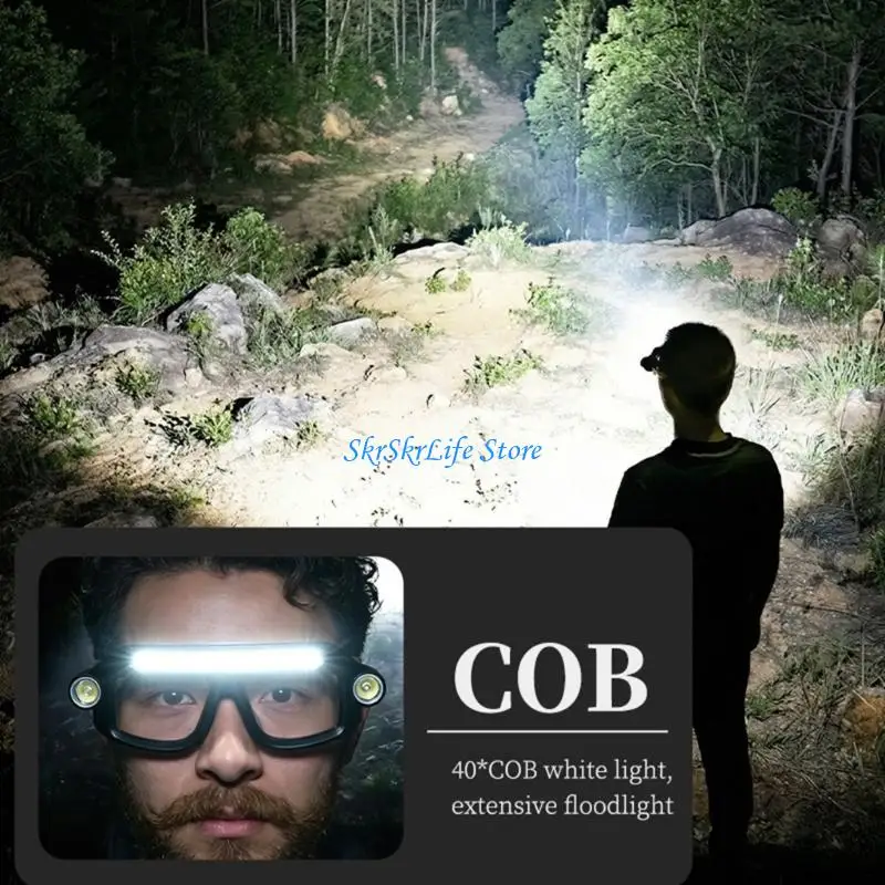 E65E LED Eyewears Glasses Light With Multiple Color Option And Ergonomic For Professional Use