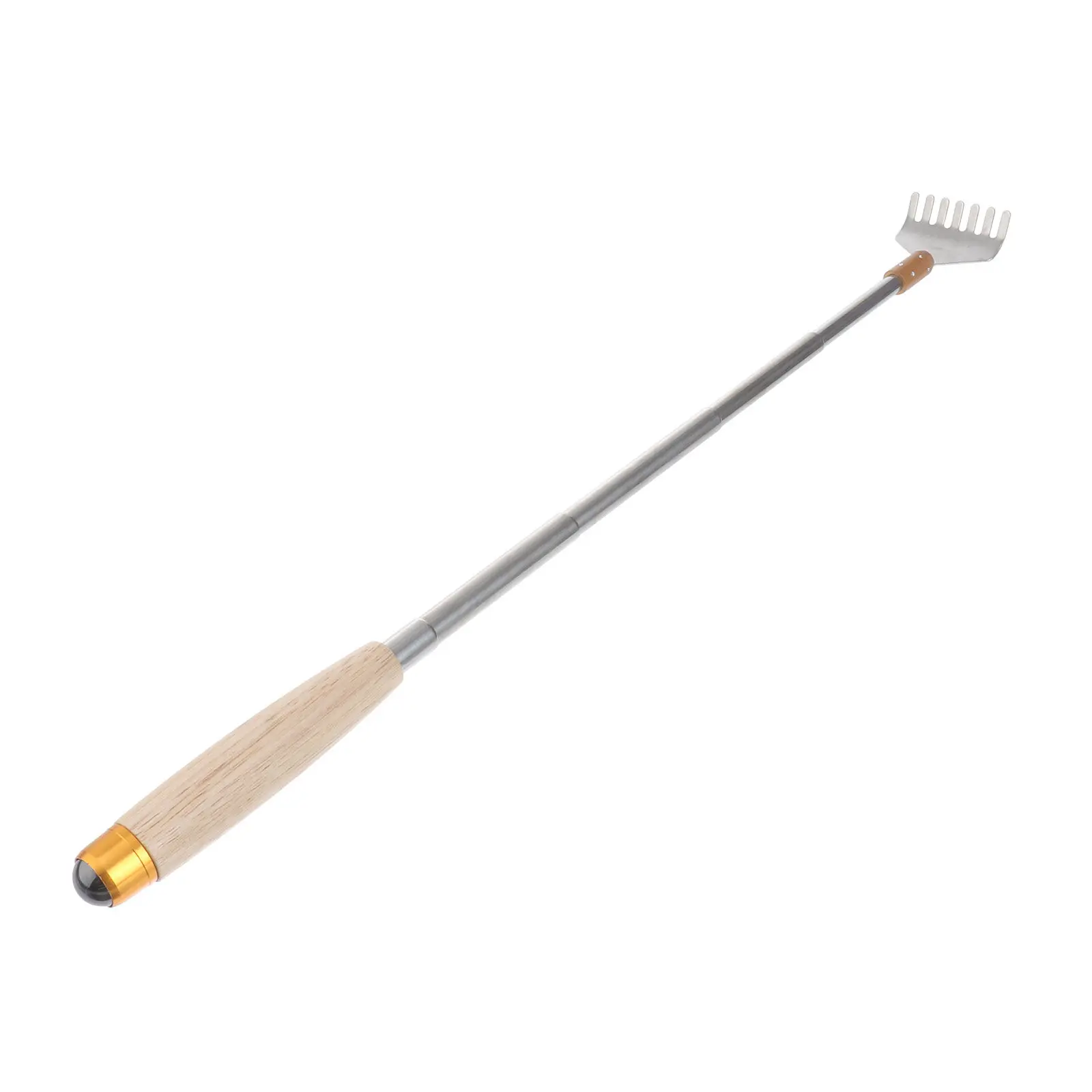 Telescopic Back Scratcher Wooden Extendable Scratcher Handheld Massager Tool Itch Relief Body Massage Backscratcher view 3