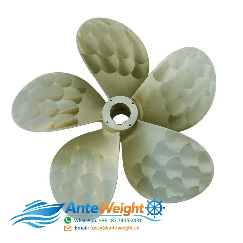 Marine 5 Blade Underwater Fixed Pitch Marine Propeller Bronze