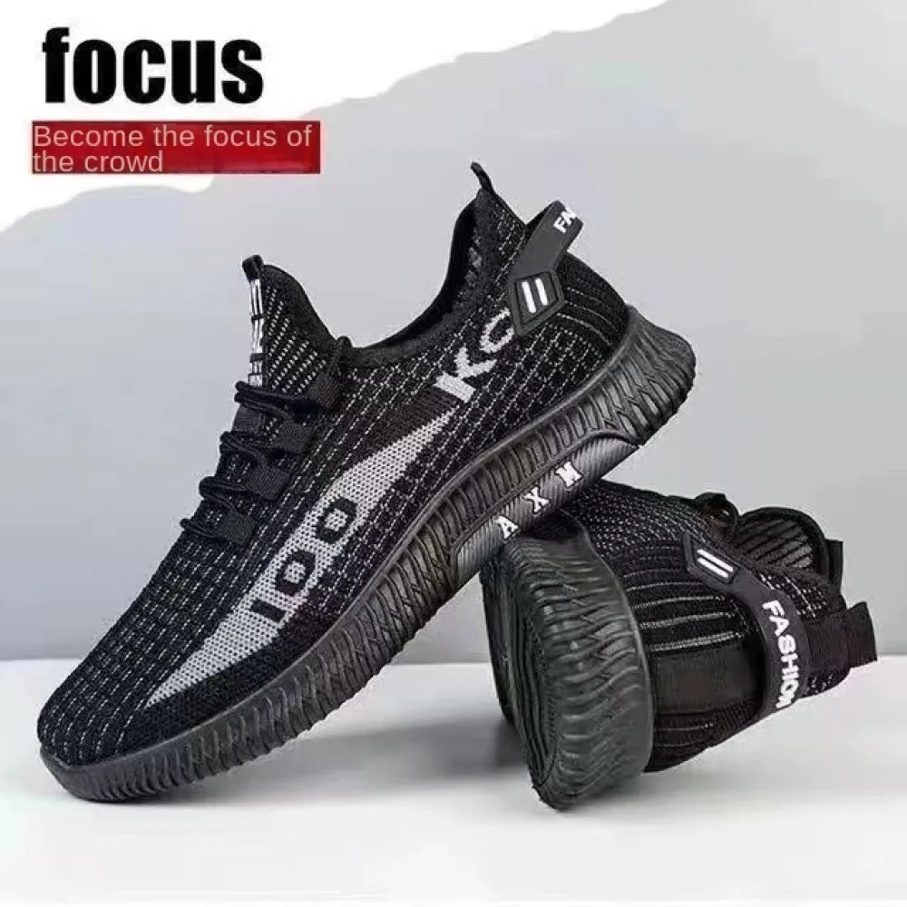 Spring Lightweight Deodorant Men's Shoes Breathable Mesh Sneakers Comfortable Trendy Versatile Shoes Men