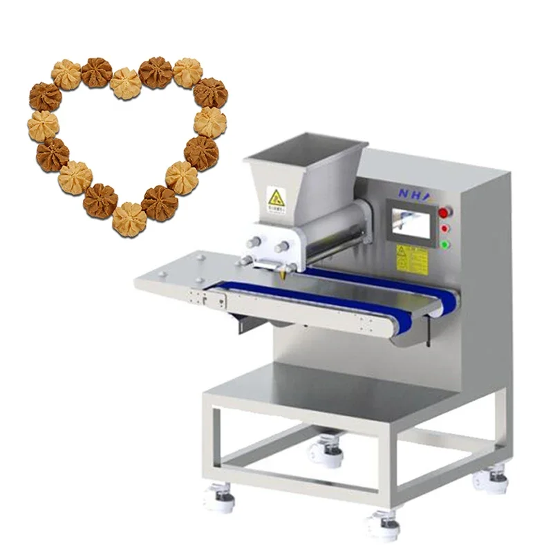 NH101 Desktop Mini Cookie Machine Automatic Small Cookie Machine for Make Various Fancy Cookies Cakes Puffs Macaroons Egg Yolks