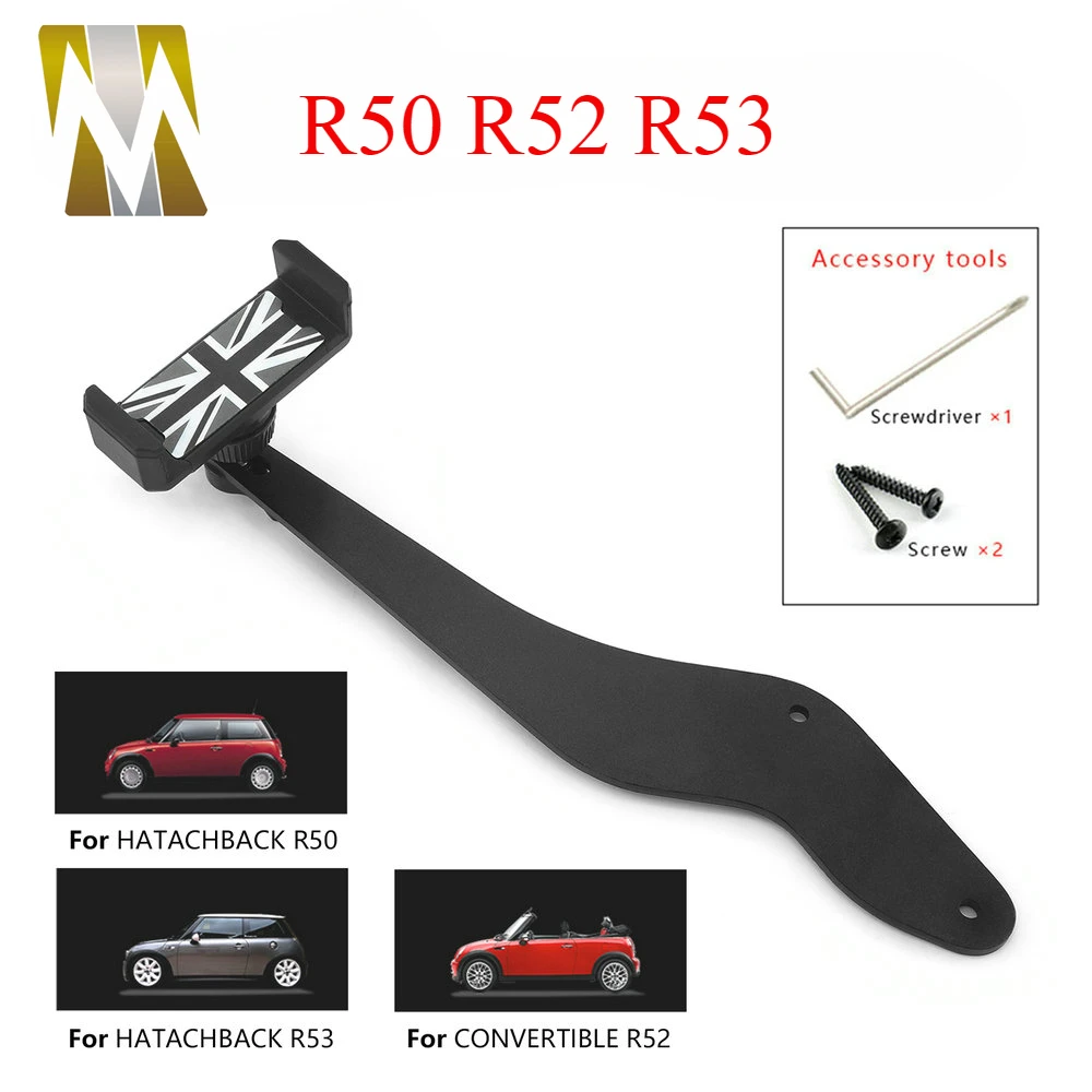 

Car For Mini Cooper R50 R52 R53 GPS Phone Holder Car Styling Interior Bracket Mobile Navigation Holder R 50 52 53 Accessories