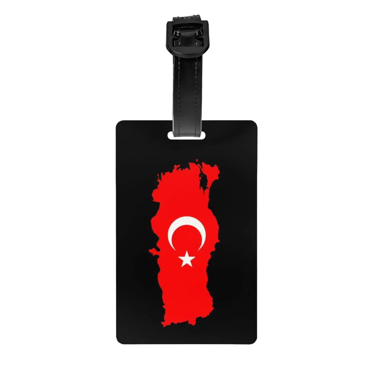 

Custom Turkey Flag Map Luggage Tag Turkish Moon and Star Travel Bag Suitcase Privacy Cover ID Label