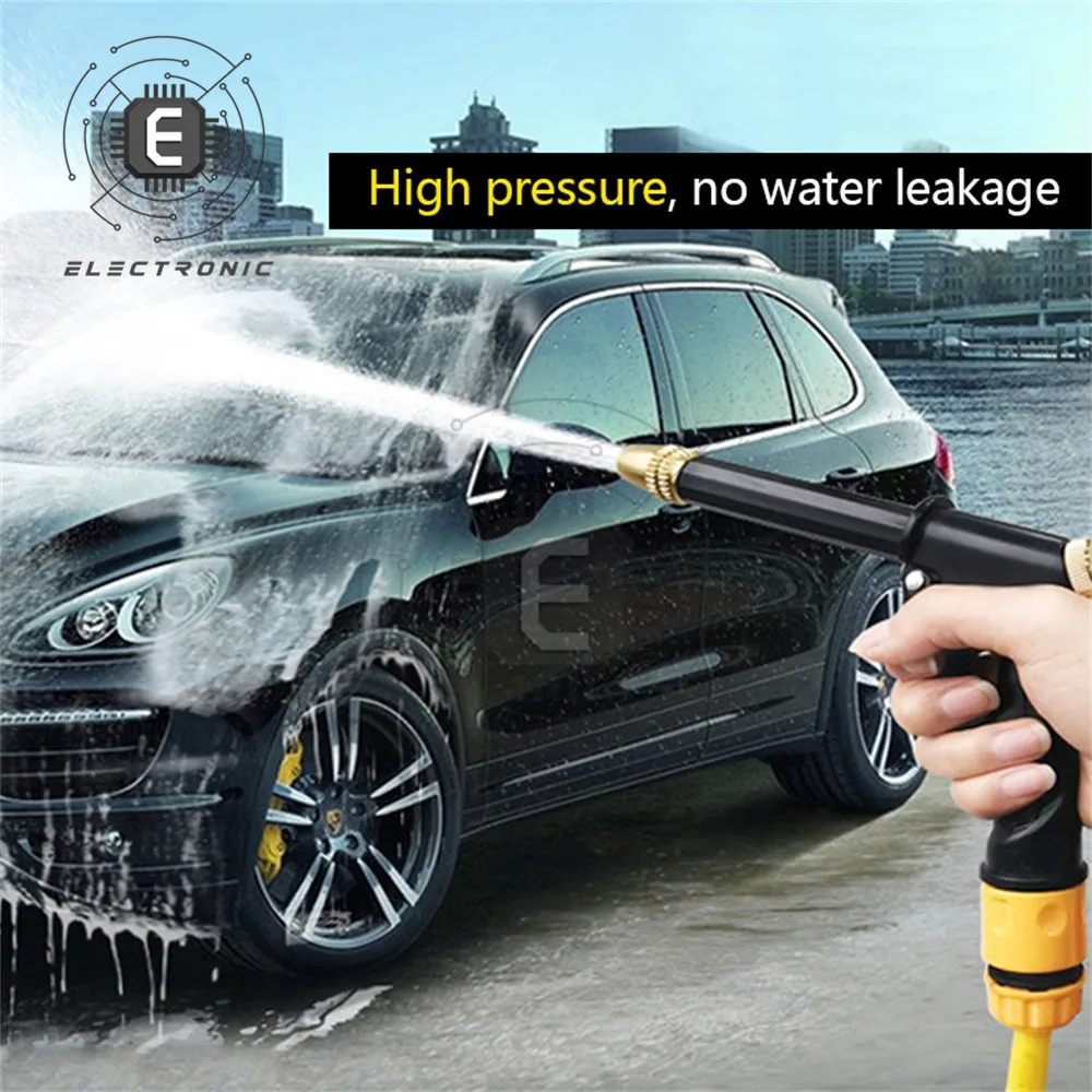 Portable High-Pressure Water Gun For Cleaning Car Wash Machine Garden Watering Hose Nozzle Water Gun