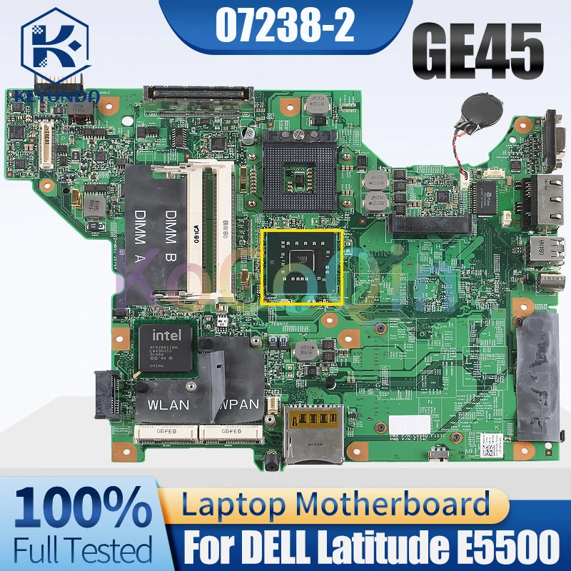 

Материнская плата для ноутбука DELL Latitude E5500 07238-2 GE45 07238-2, материнская плата для ноутбука