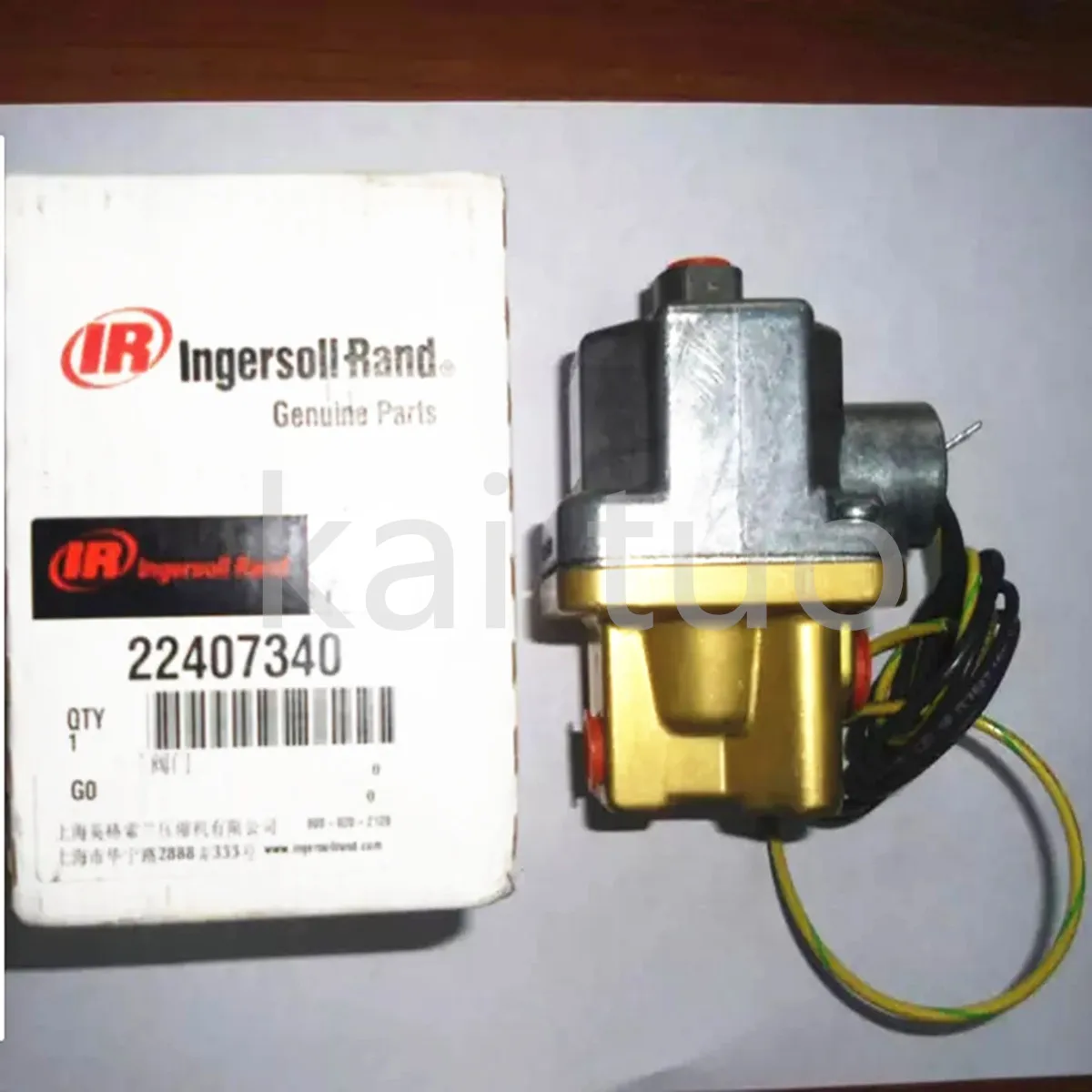 Solenoid Valve 22407340 for Ingersoll Rand Compressor