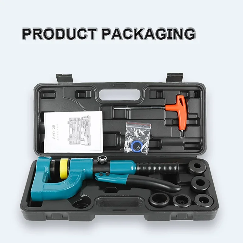 أدوات صنع ثقب هيدروليكي أزرق يدوي محمول، أدوات صنع ثقب فولاذي خفيف، أدوات ثقب جسر الكابل