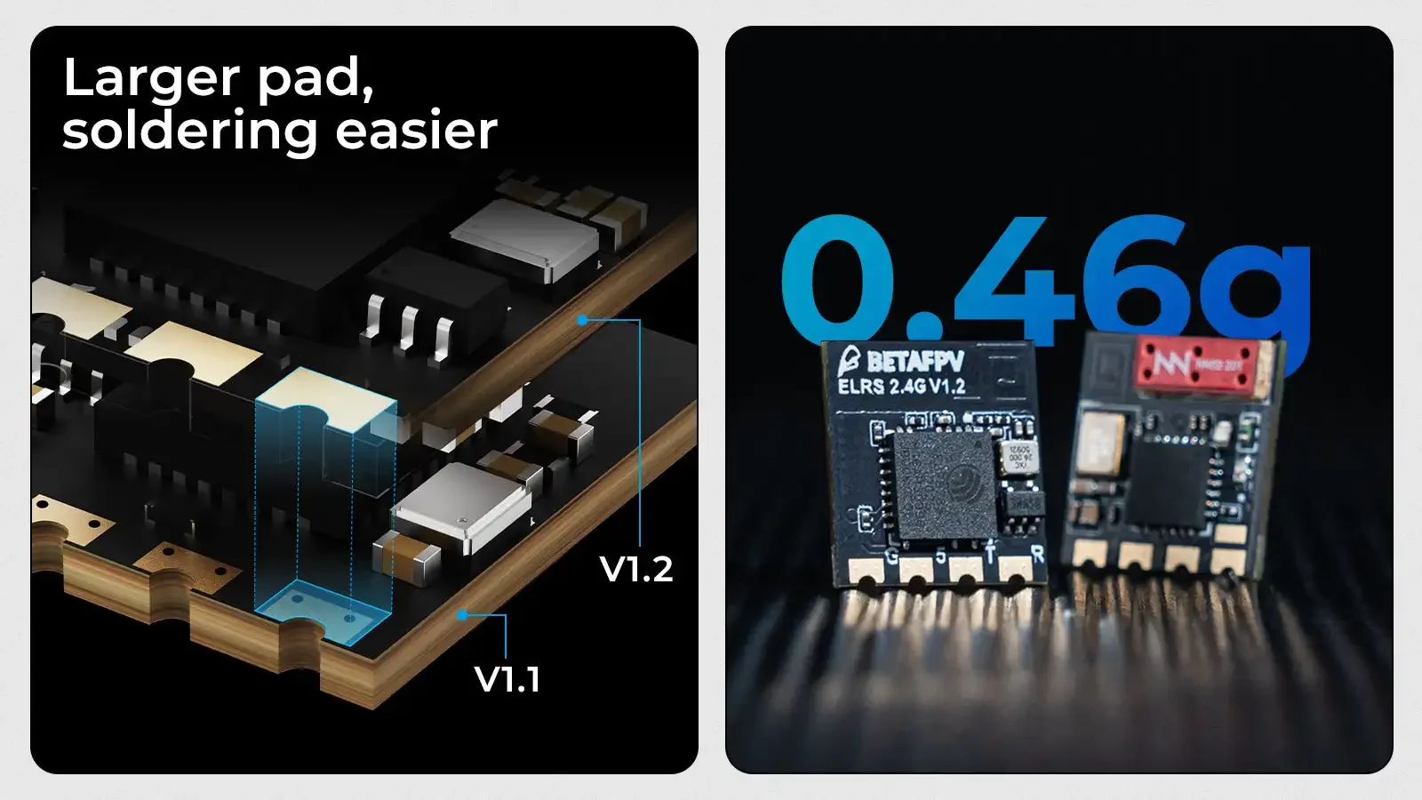 Cámara FPV de visión nocturna Aocoda-RC Falcon, estándar Starlight HD con bajo ruido y bajo retardo para drones