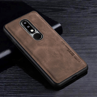 Simple pattern Case For Nokia 3.1 5.1 8.1 Plus case Soft Silicone Pu leather Case For Nokia 4.2 X5 X71 case