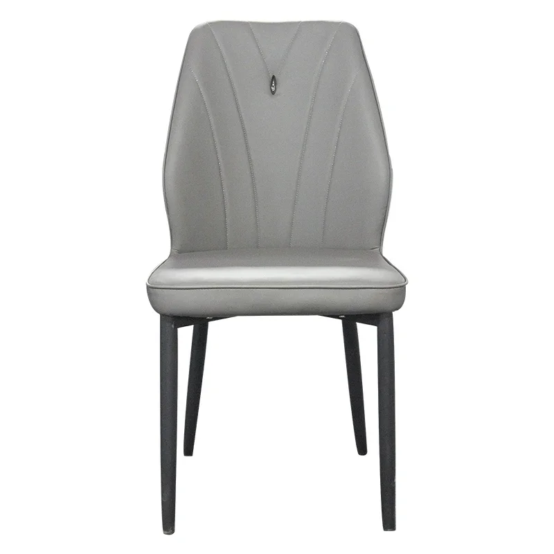 

For Wholesale High Back Modern Metal Legs Durable Home Chairs Painting Iron Metal Legs Dining Chairs