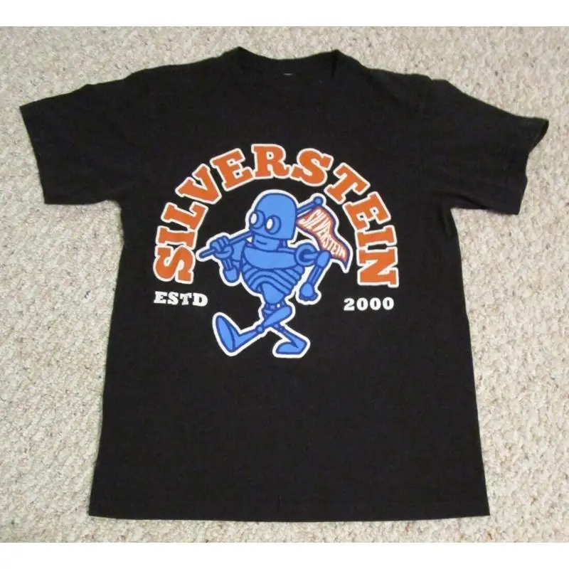 

Размер рубашки-робота Silverstein Estd 2000, маленький черный