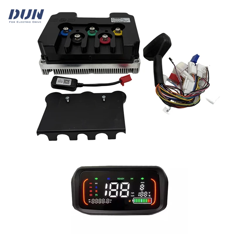

FarDriver ND72890 V2 450A Peak 890A 6000W-8000W Hall Sensor BLDC Motor Controller with N7 N1S ONE-Line Speedometer Display Kits