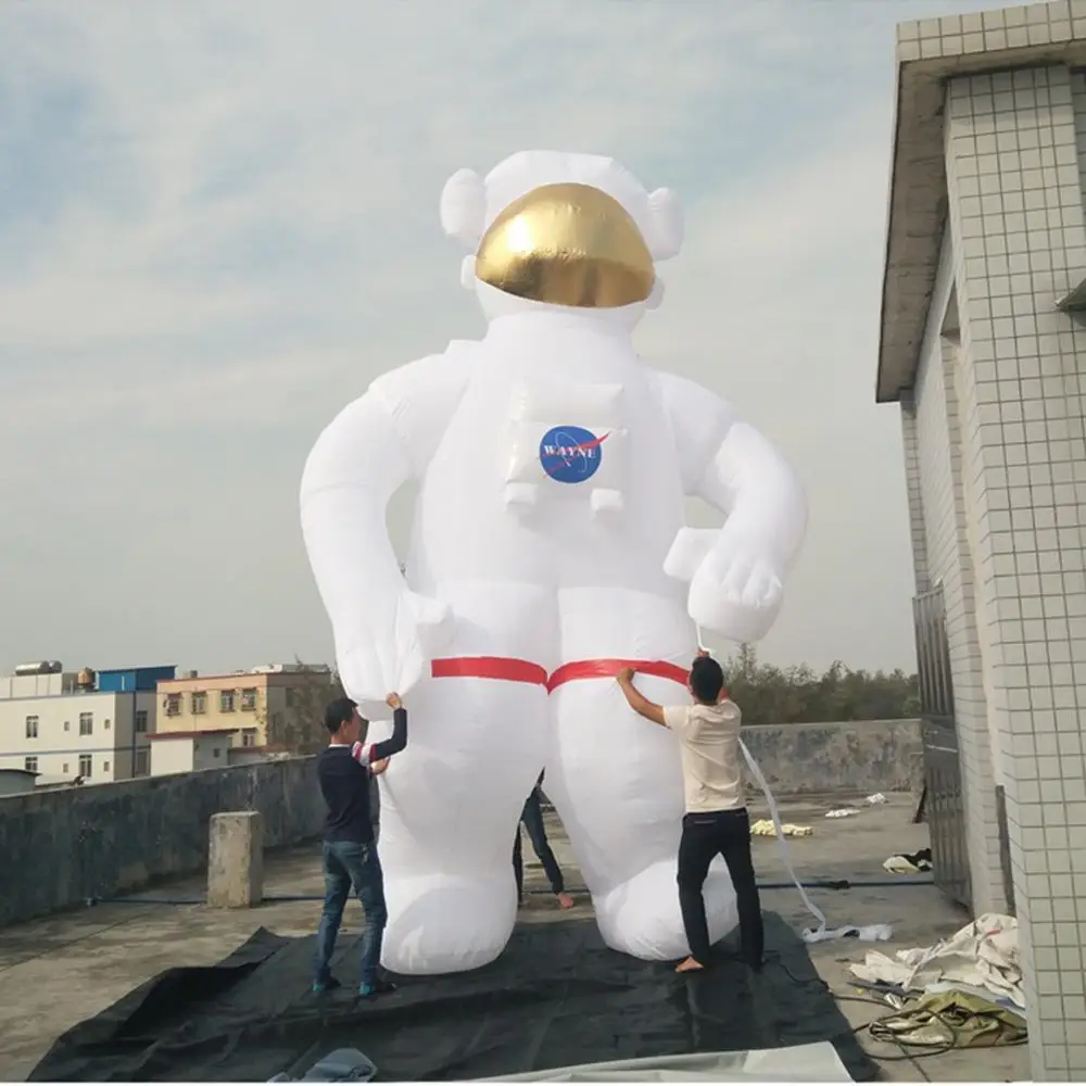 巨大なインフレータブル宇宙飛行士のウォーキング玩具,オックスフォード生地,漫画,アウトドアアクティビティ,広告,高さ6m, 20フィート