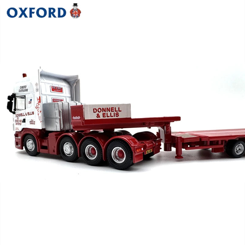 Nuovo In Magazzino Oxford 1:76 Scania Multi-Asse Rimorchio Semi-Rimorchio Camion In Lega Auto Pressofuso Ornamenti Giocattoli Personalizzati Kid Regalo Di Natale