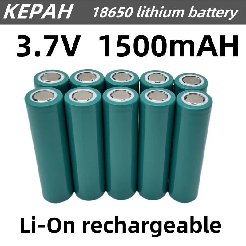 New 18650 Li-Ion battery 1500mah rechargeable battery 3.7V for LED flashlight flashlight or electronic devices batteria