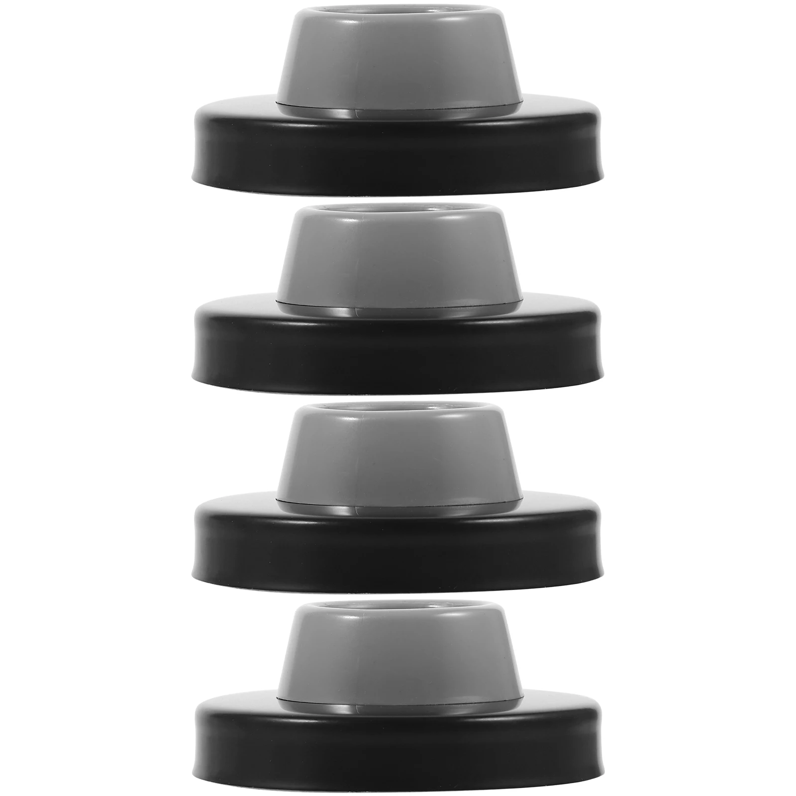 

4 шт., дверной стопор для предотвращения столкновений, настенный бампер, предотвращающий засорение, нержавеющая сталь, черный резиновый бесшумный буфер, дверь для дома, офиса, спальни