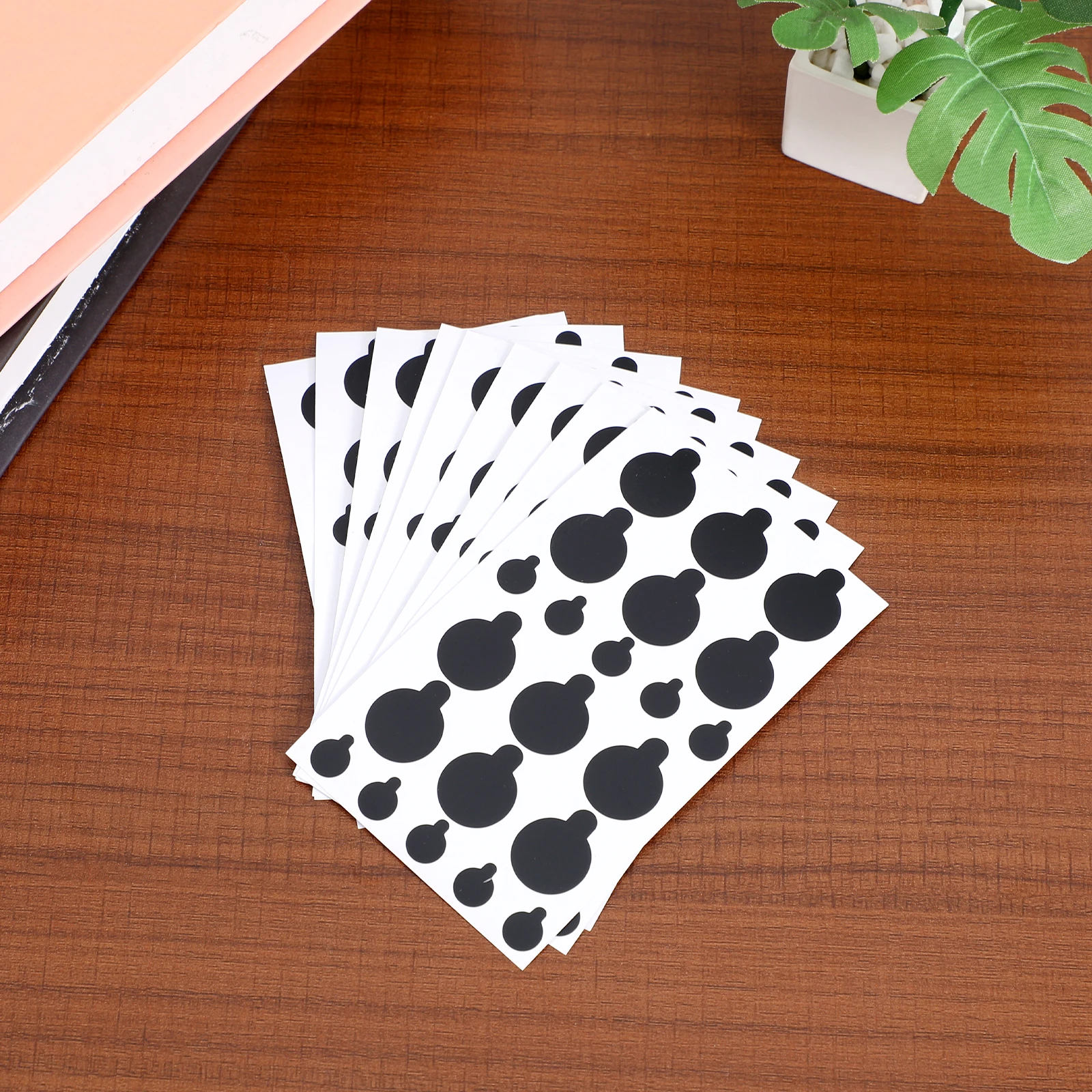 

10 Sheets Blackout Sticker Routers Shading Stickers LED PVC Self Adhesive Camera Cover Practical Privacy Protection