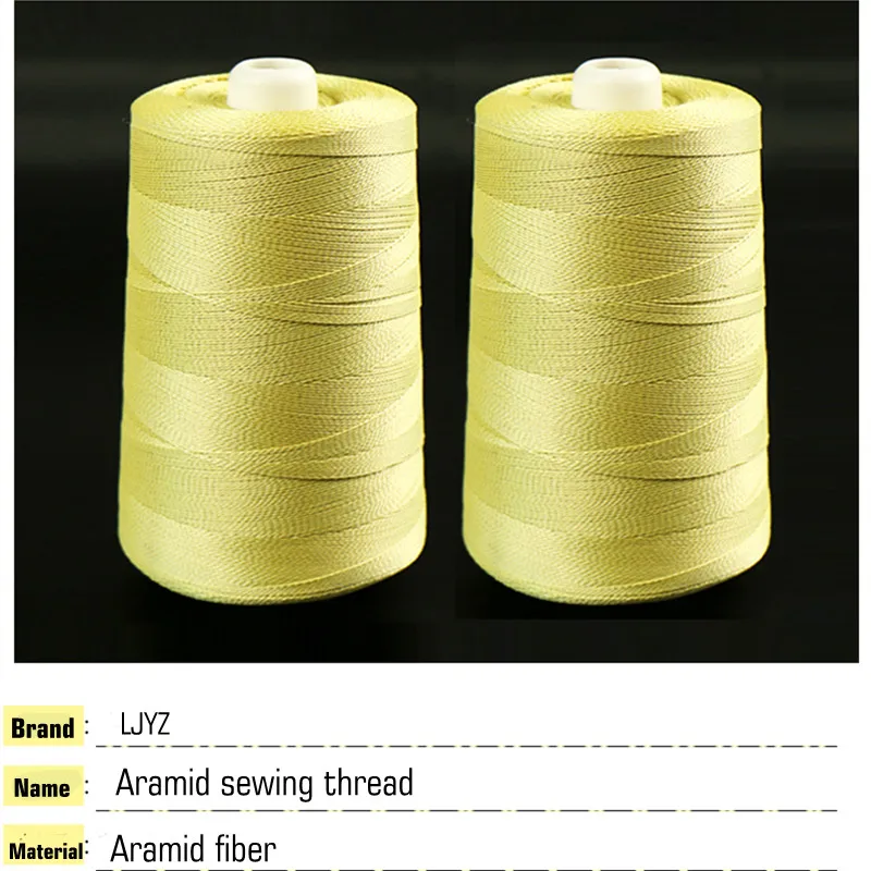Kevlar aramid sewing thread rope high temperature and tensile strength 2 strands Braided 6 strands cross braided