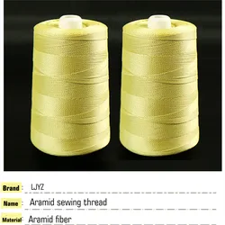 Kevlar aramid sewing thread rope high temperature and tensile strength 2 strands Braided 6 strands cross braided