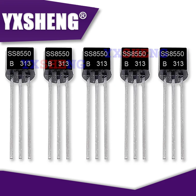 50PCS S8050 S8550 TO-92 Triode Transistor Chipset SS8050 SS8550 TO92 Triode