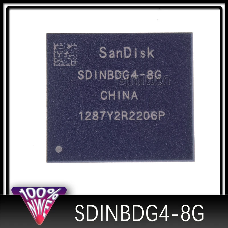 1pcs/lot New Original SDINBDG4-8G BGA153 EMMC Flash Memory IC Chipset with balls SDINBDG4 8G in stock