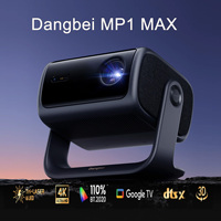 2025 New Dangbei MP1 Max Ultra-Bright LED & Tri-Laser 4K Projector 3D Smart Google TV Home Theater