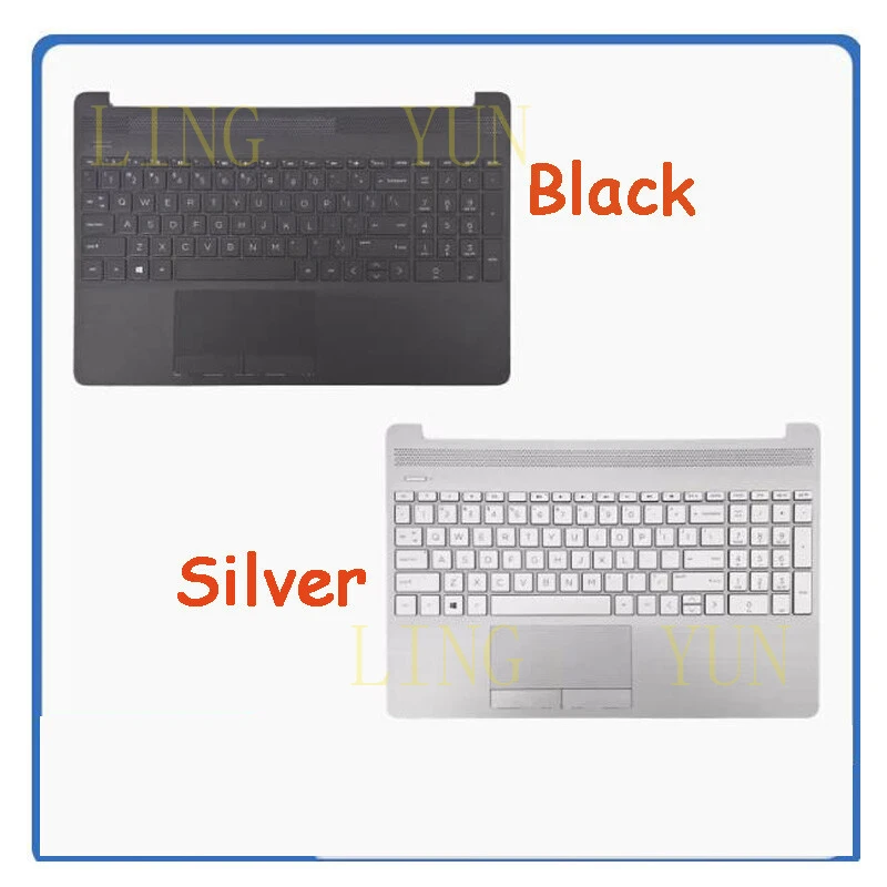 Z  Palmrest NO-Backlit Keyboard for HP 15S-DU DY DR 15-DW TPN-C139 AP2H8000541/E00