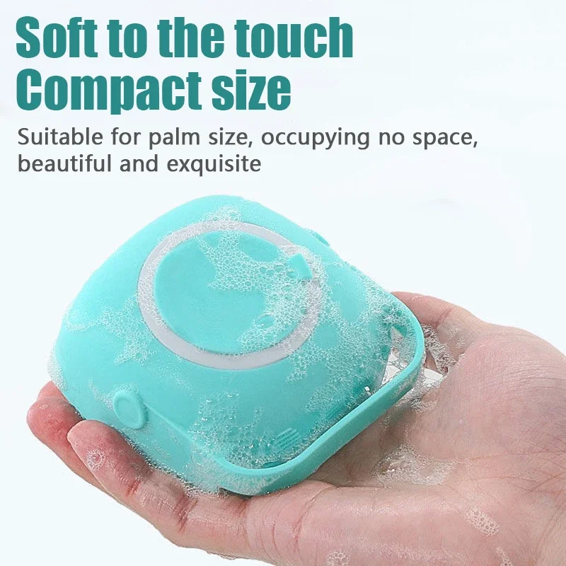 Cepillo de baño multifuncional en silicona suave para perros y gatos - imagen 4