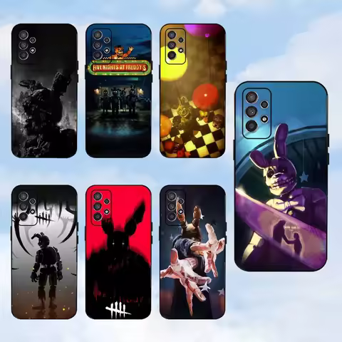 Epc F-Fnaf Game Phone Case For Samsung S25,S24,S23,S22,S21,S20,S10,Ultra,Plus,Lite,FE,Soft Silicone Black Cover