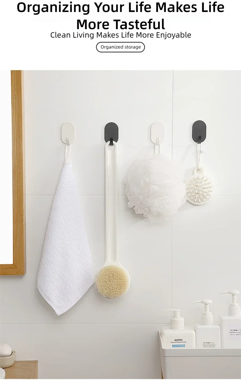Heavy-Duty Adhesive Wall Hooks