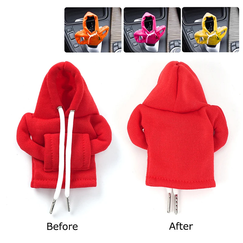 العالمي هوديي سيارة والعتاد سيارة رافعة تحول غطاء تغيير رافعة البلوز غطاء ناقل الحركة هوديي مقبض تروس سترة زينة السيارات #4