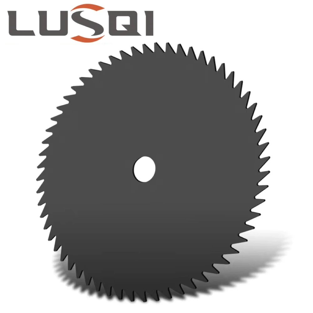 

LUSQI 1pc 60 Teeth Brush Cutter Blade Round Alloy Brush Cutter Grass Trimmer Blade For Cutting Grass Lawn Trimmer Blade