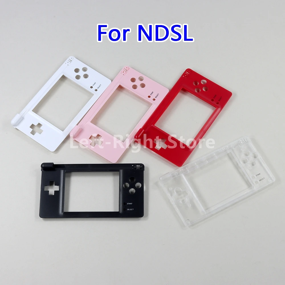 1 قطعة ل NDSL العلوي العلوي زر أسفل شاشة LCD الإطار الإسكان شل الجبهة الغطاء الخلفي حافظة غلاف بلاستيكي لوحدة التحكم DS لايت