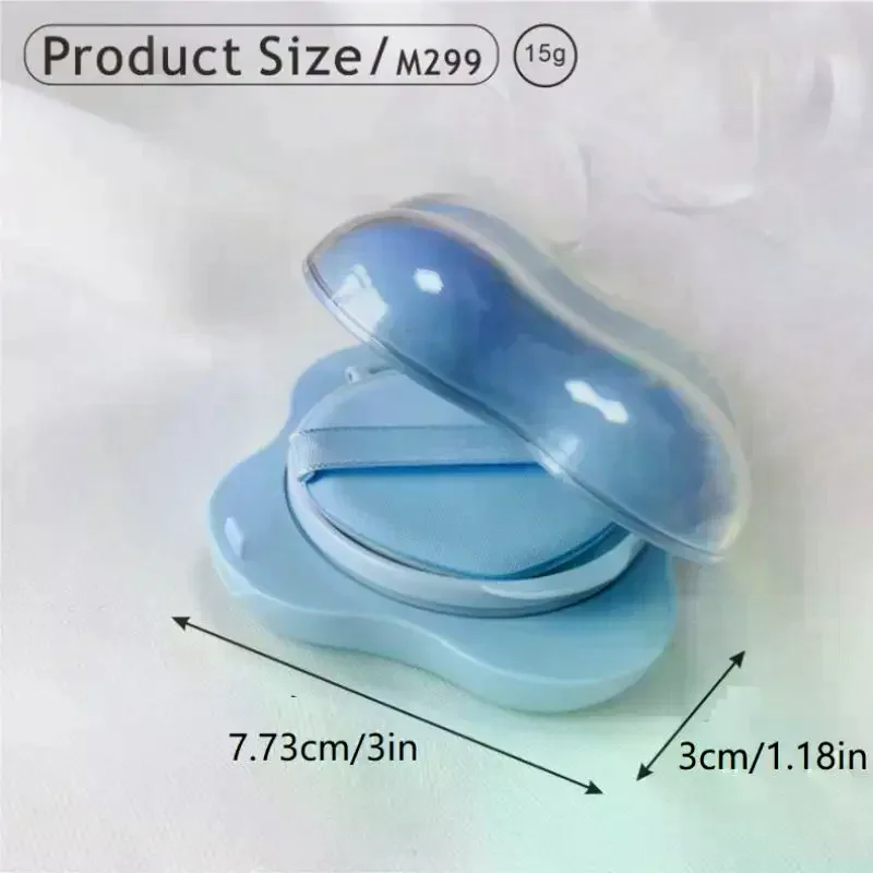 15 جرام صندوق وسادة فليب فارغ صندوق البودرة المحمولة حقيبة مستحضرات التجميل BB كريم/الأساس/حاوية أحمر الخدود مع مرآة #5