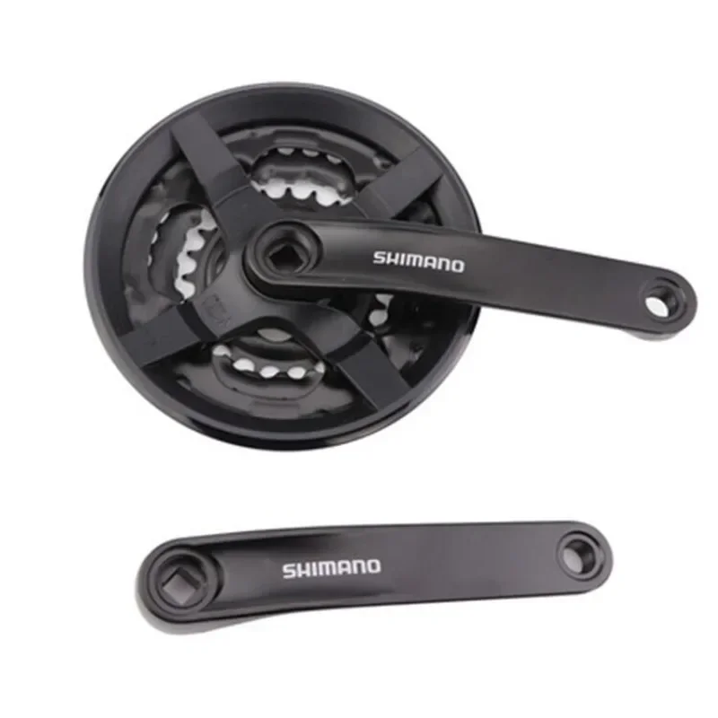 SHIMANO TOURNEY TY FC-TY301 Mountain Bike Crankset 42T 48T Iamok 170mm 175mm 3/8/7/6-speed Chainwheel Bicycle Parts