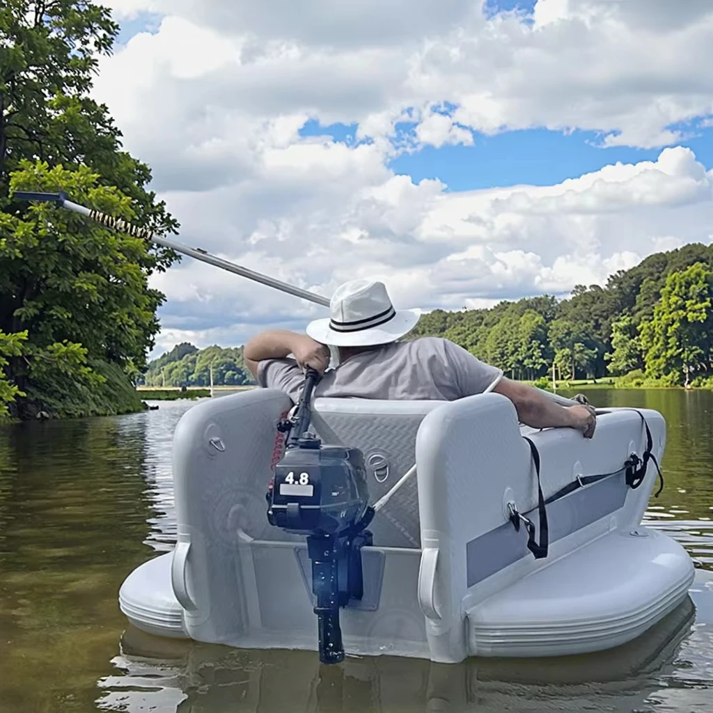 Color pedal kart boat for business and vacation entertainment in calm waters
