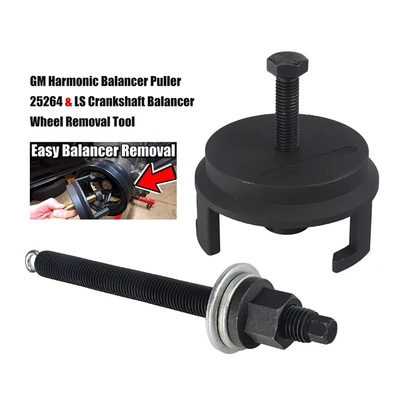 LS Harmonic Balancer Installation Puller Pulley Tool Kit For Chevrolet SBC BBC GM 5.3 5.7 6.0 6.2L