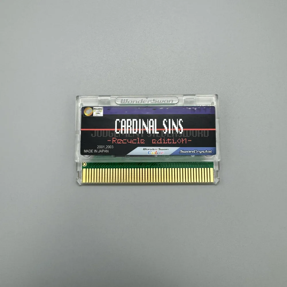 خرطوشة حبر لعبة بطاقة الألعاب لـ Wonder Swan Color WSC WS WSCC