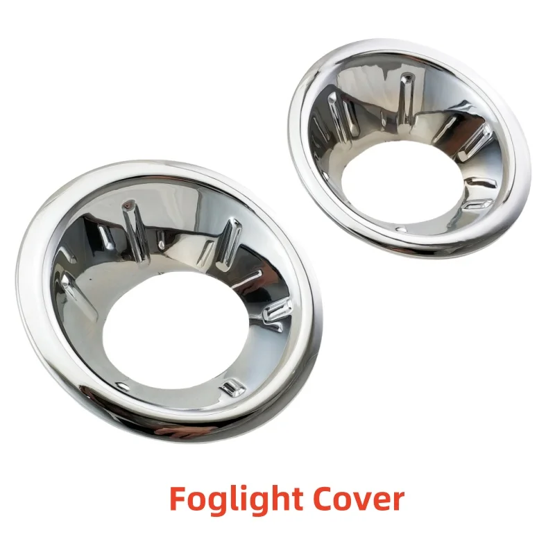 For Nissan Frontier Navara D40 2007-2014 Front Fog Lamp Cover Trim ABS Chrome Plated Paste Style Car Accessory